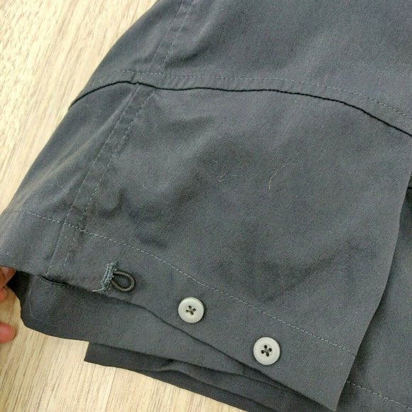 Patagonia Women's Size 8 Gray Nylon Cropped Capri Pants Pockets Hiking Casual - Picture 4 of 10